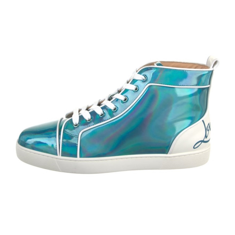 Christian Louboutin Printed High Top Sneakers - Picture 2 of 6